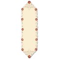 Heritage Lace 15 x 52 in. Noel Glow Decorative Embroidered Floral Christmas Table Runner 31420695